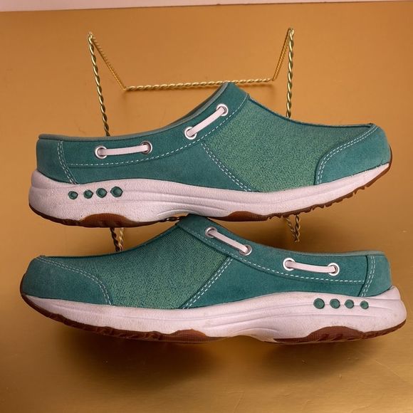 Easy Spirit Shoes Clogs Travelport Round Toe Clogs Slip On Shoes - Picture 5 of 10